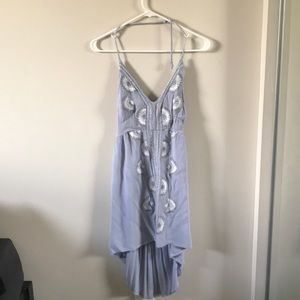 light blue summer dress
